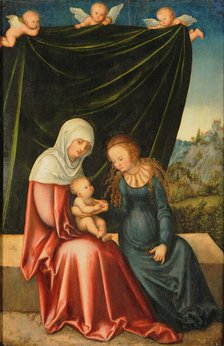 The Virgin and Child with Saint Anne, ca 1518.