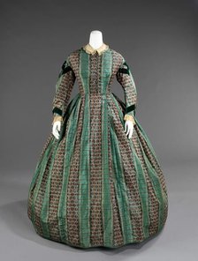 Dress, American, ca. 1865. Creator: Unknown.
