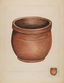 Earthenware Pot, 1936. Creator: Anna Aloisi.