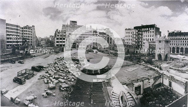 Mark Lane, London, 1945. Artist: Anon