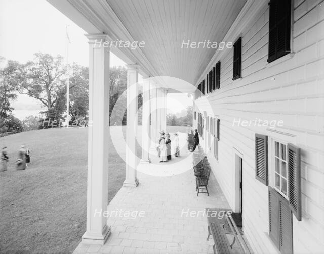 East portico, Mt. Vernon, Va., between 1900 and 1915. Creator: William H. Jackson.