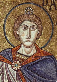 The Prophet Daniel (Detail of Interior Mosaics in the St. Mark's Basilica), 12th century. Artist: Byzantine Master  