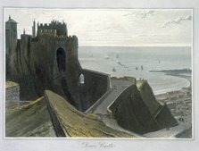 'Dover Castle', Kent, 1823. Artist: William Daniell