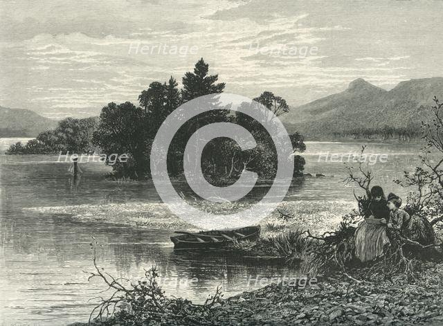 'Silver Strand, Loch Katrine', c1870.