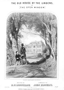 Longfellow's house, c1880. Artist: Unknown