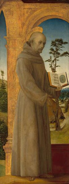 Saint Bernardino of Siena, c. 1495/1500. Creator: Vincenzo Foppa.