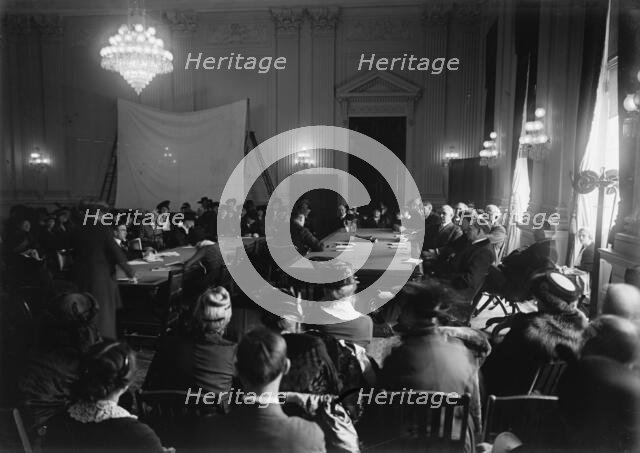 House of Representatives Committees - Committee To Investigate The Alleged Divulgence..., 1917. Creator: Harris & Ewing.