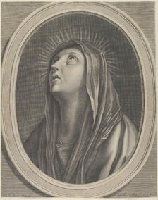 The Virgin looking up..., ca. 1650-1704. Creator: Guillaume Vallet.