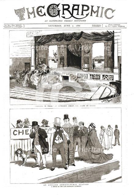 'The Graphic, Front Cover June 5th. 1886', 1886.  Creators: Unknown, HM Pagel.