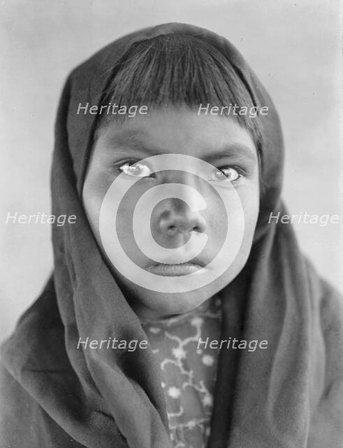 Qahatika child, c1907. Creator: Edward Sheriff Curtis.