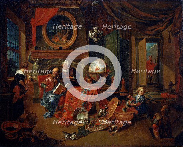 'An Old Screw', late 17th century.  Artist: Dominikus Smout