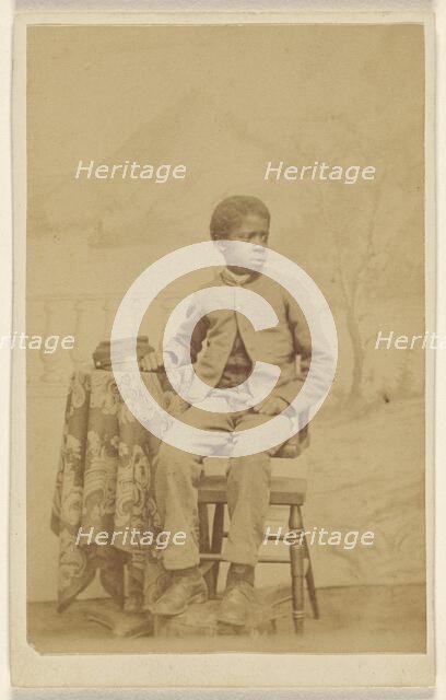 Portrait of a Boy, 1870-1875. Creator: Unknown.