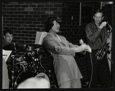 The Lee Gibson Quartet in concert at The Fairway, Welwyn Garden City, Hertfordshire, 1999. Artist: Denis Williams