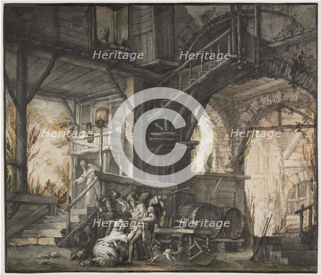 Theater Scene, c. 1775-1776. Creator: Giovanni David (Italian, 1743-1790).