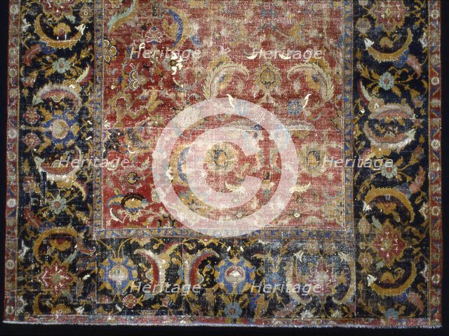Carpet, India, Mid-17th century. IMAGE QUALITY? Creator: Unknown.