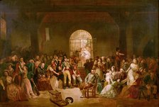 André Chénier in Prison, 1840s. Creator: Ten Kate, Herman Frederik Carel (1822-1891).