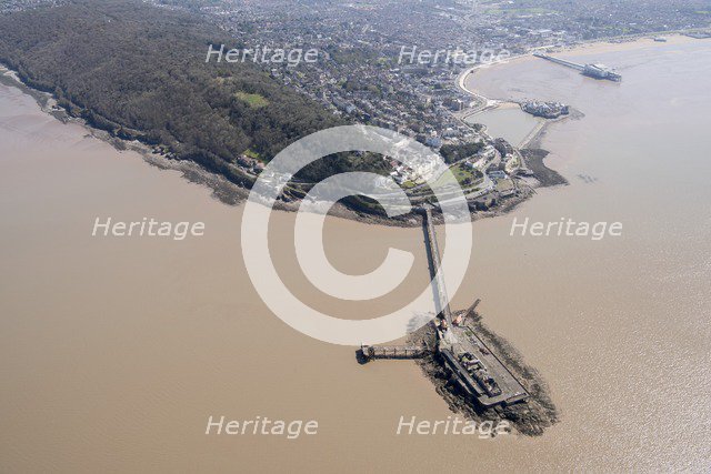 Birnbeck Pier, Weston Super Mare, Somerset, 2018. Creator: Historic England Staff Photographer.