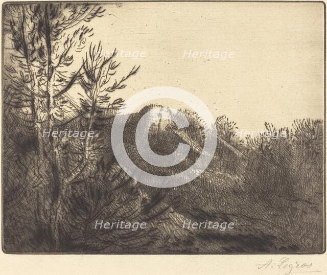 View of a Farm (La ferme de Valoux). Creator: Alphonse Legros.