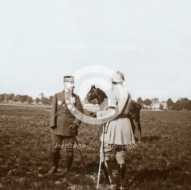 General Henri Gouraud, Chalons, Marne, northern France, c1914-c1918.  Artist: Unknown.
