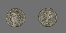 Tetradrachm (Coin) Portraying Emperor Nero, 67-68. Creator: Unknown.