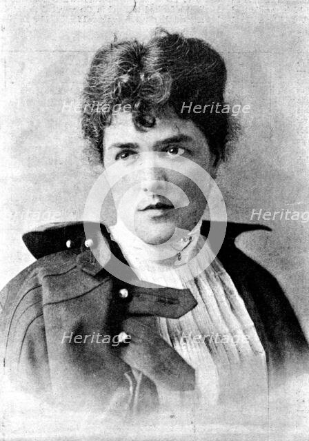 The late Lord Randolph Churchill: latest portrait of Lady Randolph Churchill, 1895. Creator: Frank Davey.