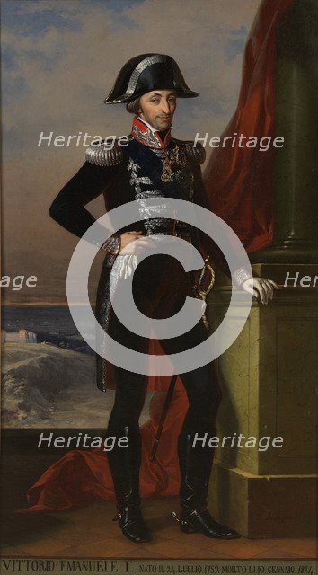 Victor Emmanuel I of Sardinia (1759-1824). Artist: Anonymous 