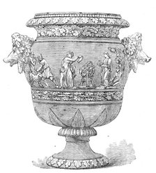 The International Exhibition: a vase by Wedgwood and Co., Etruria, 1862. Creator: Unknown.