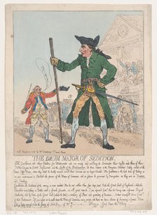 The Drum Major of Sedition, March 29, 1784., March 29, 1784. Creator: Thomas Rowlandson.