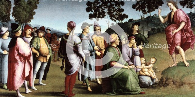 'Saint John the Baptist Preaching', 1505. Artist: Raphael