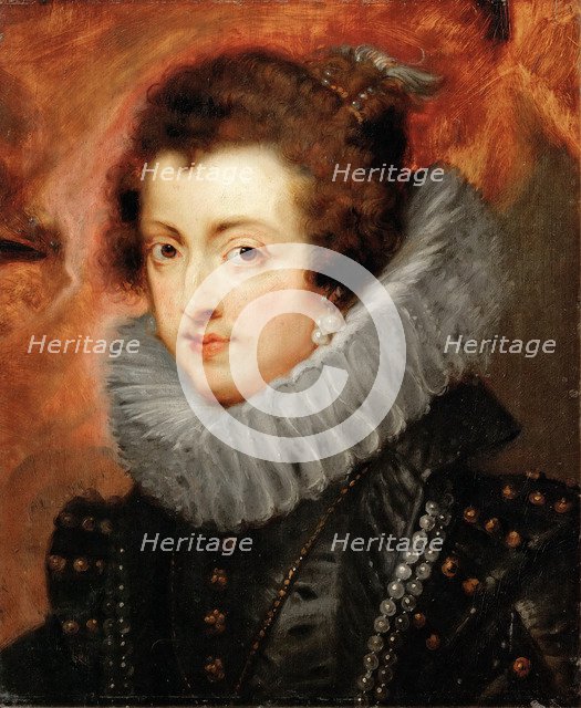 Portrait of Elisabeth of France (1602-1644), Queen consort of Spain.
