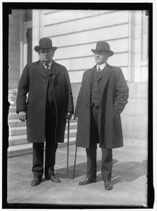 John Hollis Bankhead and son William B. Bankhead, between 1913 and 1917. Creator: Harris & Ewing.