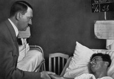 Adolf Hitler visiting a hospital, Reinsdorf, Reinsdorf, Germany, 1936. Artist: Unknown