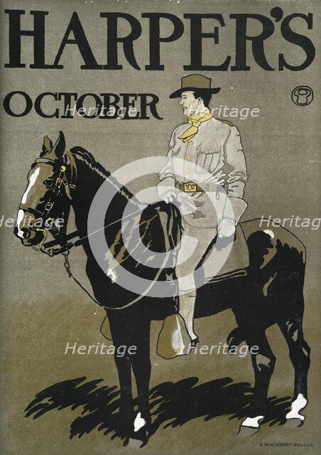 Harper's October, c1890 - 1907. Creator: Edward Penfield.