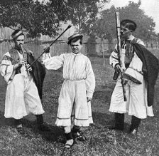 Peasant musicians, Czechoslovakia, 1922. Artist: Dr V Sixta