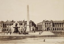 Place de la Concorde, Paris, between 1860 and 1870. Creator: Edouard Baldus.
