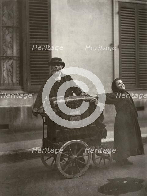 Street Musicians, 1898-1899, printed 1956. Creator: Eugene Atget.