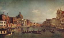 'A View on the Grand Canal Venice', c1740, (c1915). Artist: Canaletto.
