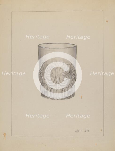 Tumbler, c. 1937. Creator: Janet Riza.