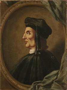 Portrait of Gioseffo Zarlino (1517-1590), 1599. Creator: Anonymous.