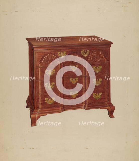 Chest of Drawers, c. 1938. Creator: Francis Borelli.