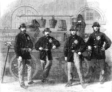 Members of the Coventry Volunteer Fire Brigade, 1862. Creator: Unknown.