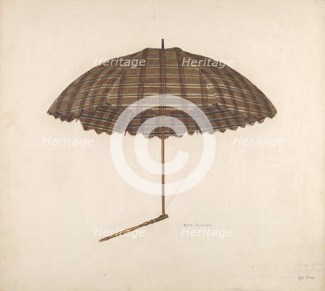 Parasol, c. 1939. Creator: Marie Famularo.