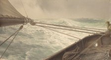 Stern of the Alda, rough seas, 1905. Creator: Henry Brokman.