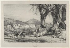 Gorge de Royat, 1831. Creator: Godefroy Engelmann.