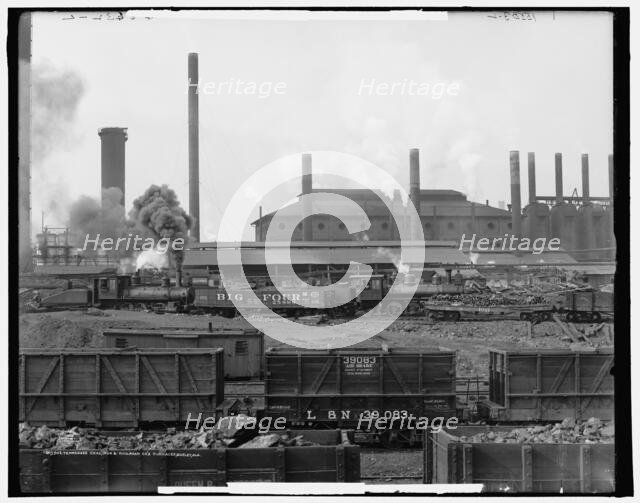 Tennessee Coal, Iron & Railroad Co.'s furnaces, Ensley, Alabama, c1906. Creator: Unknown.