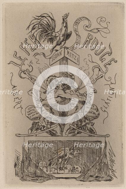 The Red Iron (Le Fer Rouge), 1871. Creator: Félicien Rops.