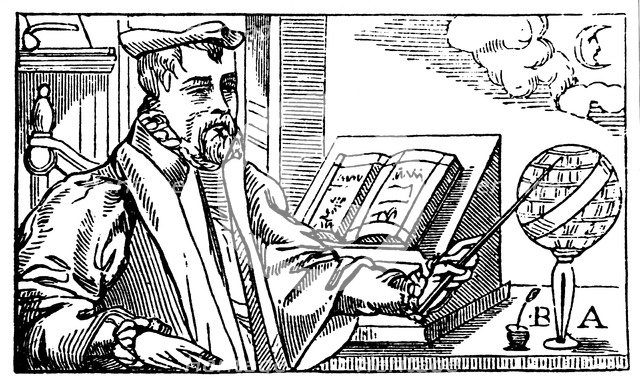 Bernard Abattia, 16th century French astrologer, 1572. Artist: Unknown