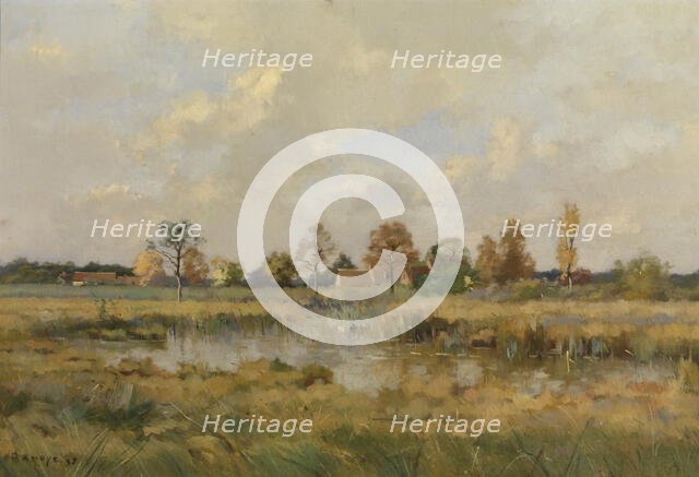 Landscape near Amiens, 1895. Creator: Pierre Emmanuel Damoye.