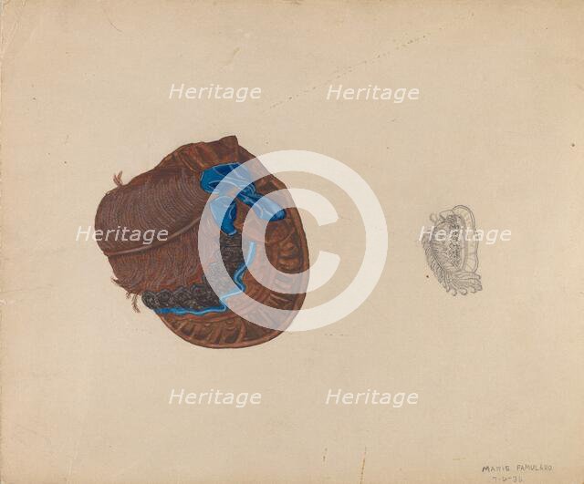 Hat, 1936. Creator: Marie Famularo.