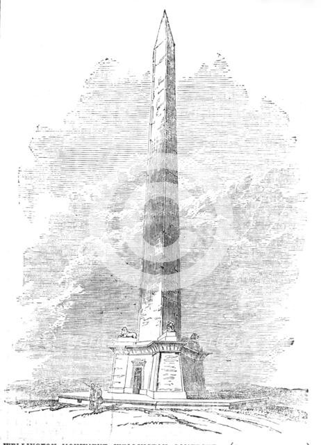 Wellington Monument, Wellington, Somerset, 1854. Creator: Unknown.